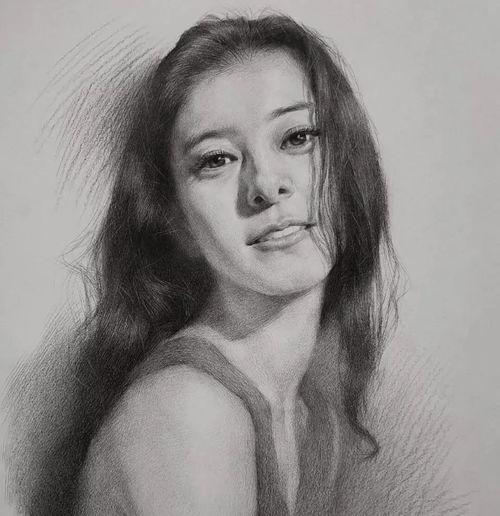 吕铮铮素描头像视频,细腻笔触下的艺术魅力